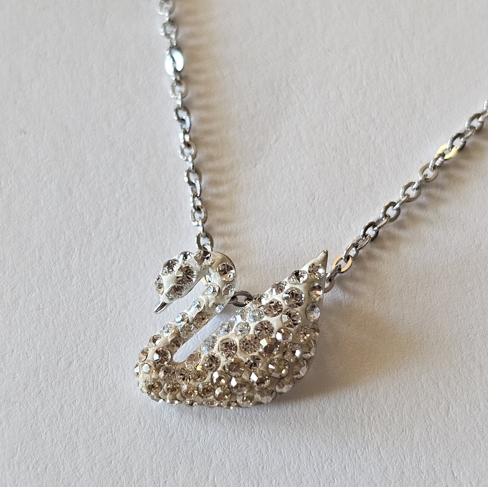 Swarovski Swan Necklace